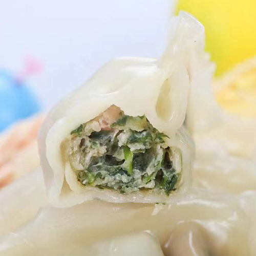 蘆蒿肉蒸餃