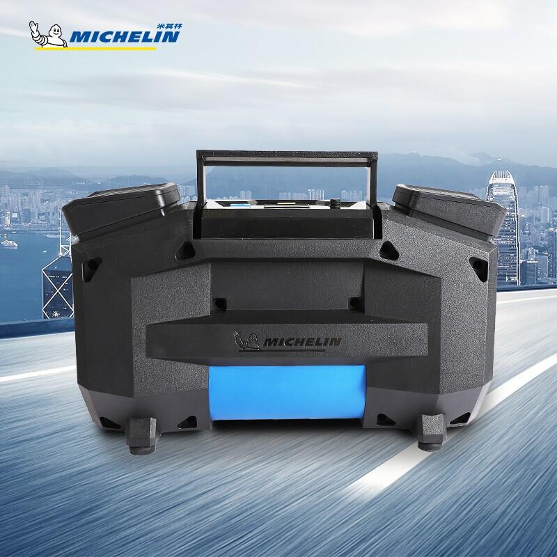 米其林(MICHELIN) LED-4760ML/12314 汽车打气泵 双缸+数胎压预设+LED-4760ML/12314