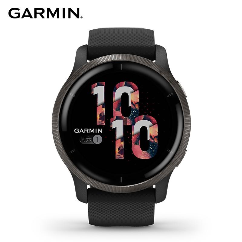 佳明（GARMIN） 010-02430-51  Venu2-时尚手表Venu2 暗影黑