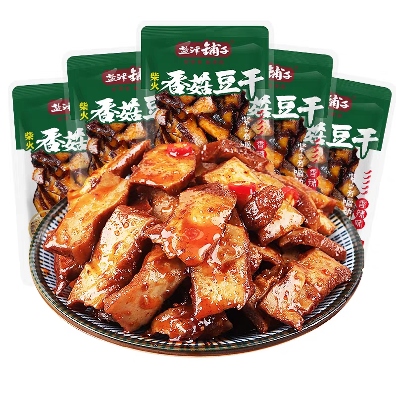 盐津铺子柴火香菇豆干