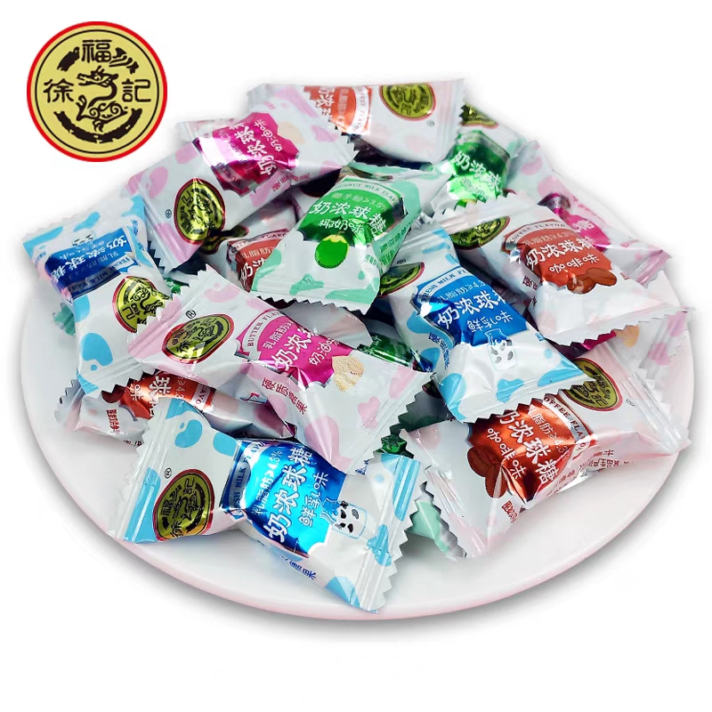 徐福记奶浓球糖 奶油味/咖啡味/椰奶味/鲜奶味 奶浓球糖散称