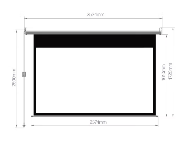 峰米 S1R 电动投影幕布 100英寸 pcyg-2022052327972
