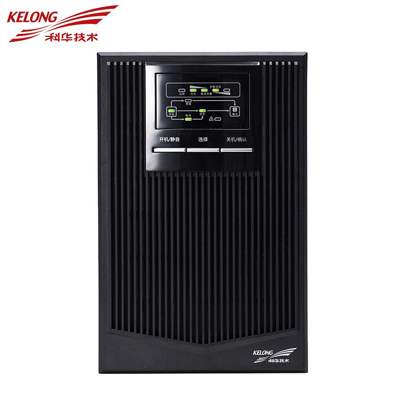 科华UPS不间断电源 YTR1103 3K在线式稳压电脑机房服务器停电备用电源内置电池塔式标机3000VA/2700W